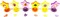 TINYMILLS 24 Pcs Halloween 2 in 1 Stackable Stacking Crayon with Extra Stamper Topper,